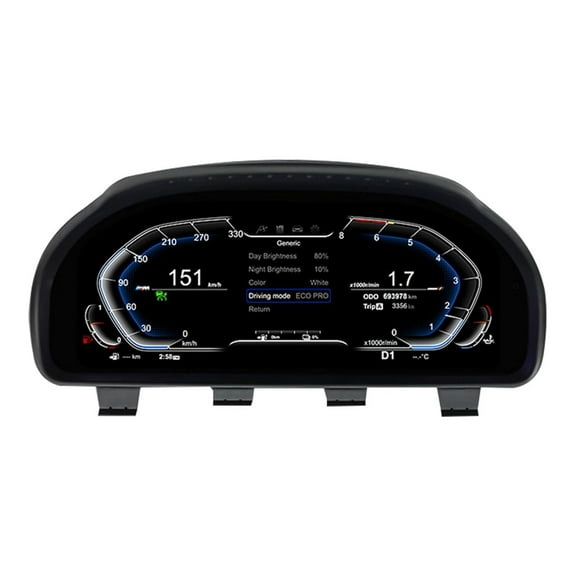 12.3 inch digital dashboard instrument cluster Suitable for Passat B8 digital speedometer replacement, digital instrument cluster replacement, digital dashboard