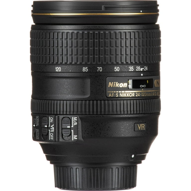Nikon AF-S NIKKOR 24-120mm f/4G ED VR Lens - Walmart.com