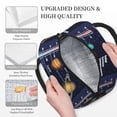 thumbnail image 3 of Fotbe Solar System Bolsa de Almuerzo con Estampado, Lonchera Aislada, Contenedor de Comida Reutilizable Tipo Cooler a Prueba de Fugas, 3 of 6