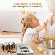 LiCB AA and AAA Batteries Combo Pack, 24 Pack 1.5V Alkaline Battery - 12 Double A and 12 Triple A Battery