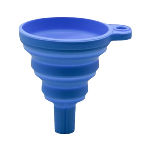 Foldable Silicone Car Funnel, Heat Resistant Easy Clean, for Oil, Water