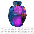 thumbnail image 2 of Vibrant Butterfly Reflection Art 3D Print Hoodie Men Women Autumn Thin Pullover Sweatshirt Vintage Streetwear Tops, 2 of 6