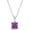 Alexandrite, variant on Women's Garnet Sterling Silver Necklace