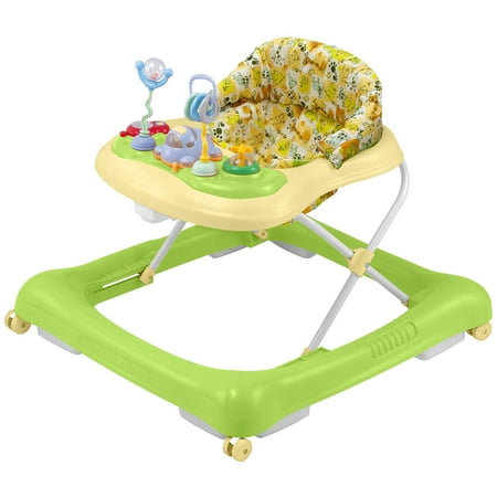 Big Oshi 2 in 1 Baby Musical Walker & Activity Center on Wheels- Green