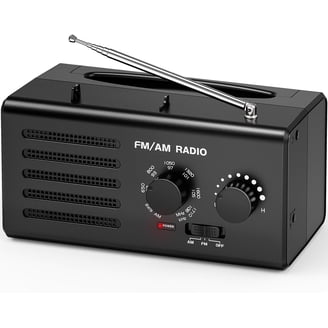 Coca-Cola Retro Desktop Vintage Style AM/FM Battery Operated Radio
