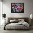 thumbnail image 3 of Stephen Chambers 32x25 Black Modern Wood Framed Wall Art Titled - Videogame Meme, 3 of 6