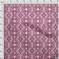 thumbnail image 4 of oneOone Cotton Jersey Dark Magenta Fabric Ikat Sewing Craft Projects Fabric Prints By Yard 58 Inch Wide, 4 of 4