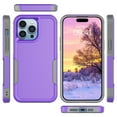 thumbnail image 2 of For Apple iphone 14 Pro Phone Case, Ebizware Heavy Duty Shockproof Case [Military Grade Drop Tested] Dual Layer Full Body Protective Cover for iphone 14 Pro -Purple, 2 of 8