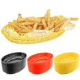 thumbnail image 2 of Fruit Tray 12Pcs Food Tray Drained Multifunctional Plastic Fruit Snacks Storage Basket for Living Room, 2 of 6