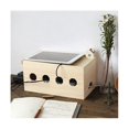 thumbnail image 2 of Wood Style Box, Wire Organizer Home And Office For Tv, Computer Hide And Power Strip, 2 of 5