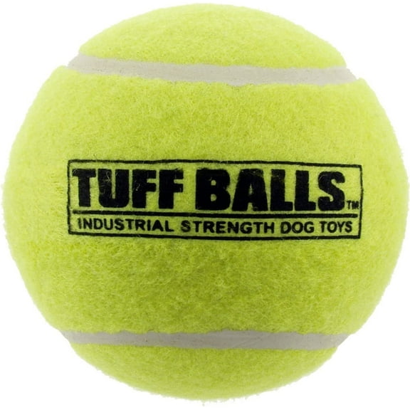 PetSport Tuff Tennis Ball Bulk Dog Toy Industrial-Strength Non-Toxic 4in