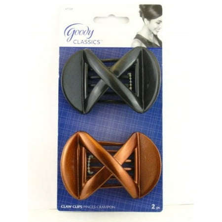 Goody Erin X Updo Claw Hair Clips Black Copper Walmart Com