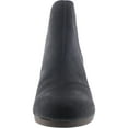 thumbnail image 3 of TOMS Womens Black Gored Side Panels Slip Resistant Padded Kelsey Round Toe Wedge Dress Booties 7 W, 3 of 3