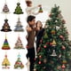thumbnail image 1 of Adorno de madera navideño 2024 - Colgante personalizado de árbol acrílico para decoración navideña interior y exterior - Decoración del salón y dormitorio del hogar, 1 of 5
