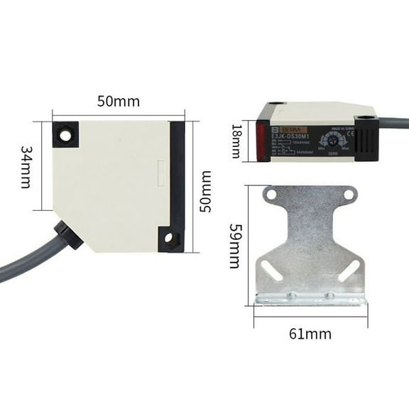 Diffuse Reflection Sensor E3Jk-Ds30M1 Mirror Reflection Photoelectric Switch 12-24VDC YIWEI