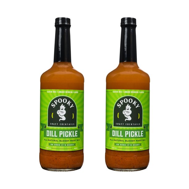 SPOOKY Dill Pickle Bloody Mary Mix, Low Carb, Low Calorie, Gluten Free