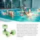 thumbnail image 2 of Eigraketly 1 par de mancuernas de agua EVA mancuernas elásticas acuáticas piscina Yoga ejercicio accesorio Color brillante secado rápido Deportes acuáticos Verde, 2 of 6