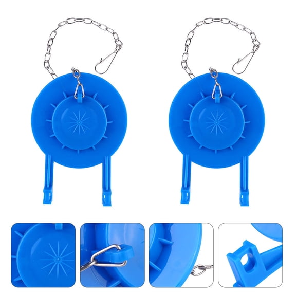 FOLOYORI Universal Replacement Toilet Flapper Valve 2-Pack for Standard Flush Systems