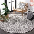 thumbnail image 5 of SAFAVIEH Global Maria Southwestern Indoor/Outdoor Area Rug, Grey/Ivory, 6'7" x 6'7" Round, 5 of 5