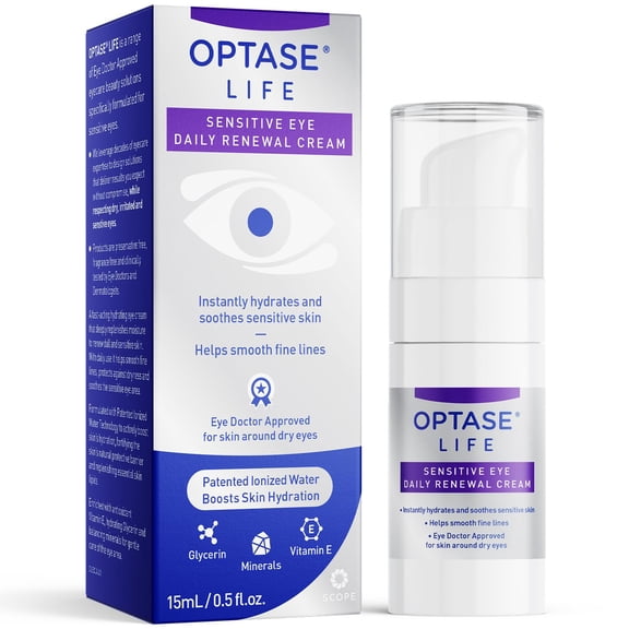 Crema de ojos Optase LIFE Sensitive Eye Daily, hidratante, 15 ml