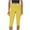Yellow, variant on Bermuda Shorts for Women Ladies' Stretchy Waistband Leggings Slim Fit Casual Summer Jean Shorts S-XL
