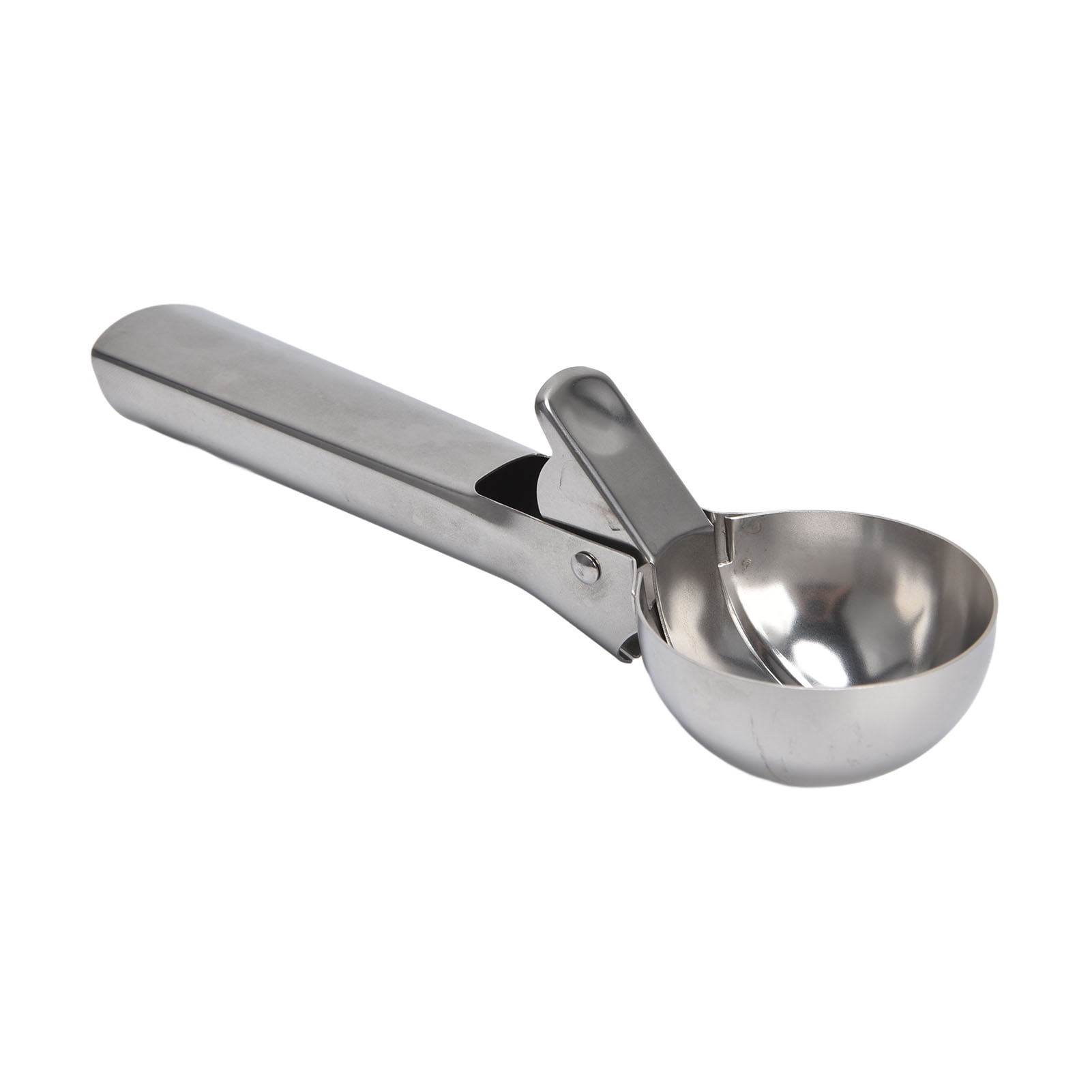 Cuillère à Glace (portionneur) En Acier Inoxydable 304 - Poli Miroir, Diamètre Intérieur 78 Mm - Pour Sorbets, Glaces, Fruits, Pâtisseries