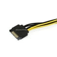 thumbnail image 3 of Monoprice SATA Cable - 0.67 Feet - Black | SATA 15pin to 6pin PCI Express Card Power Cable, 3 of 3