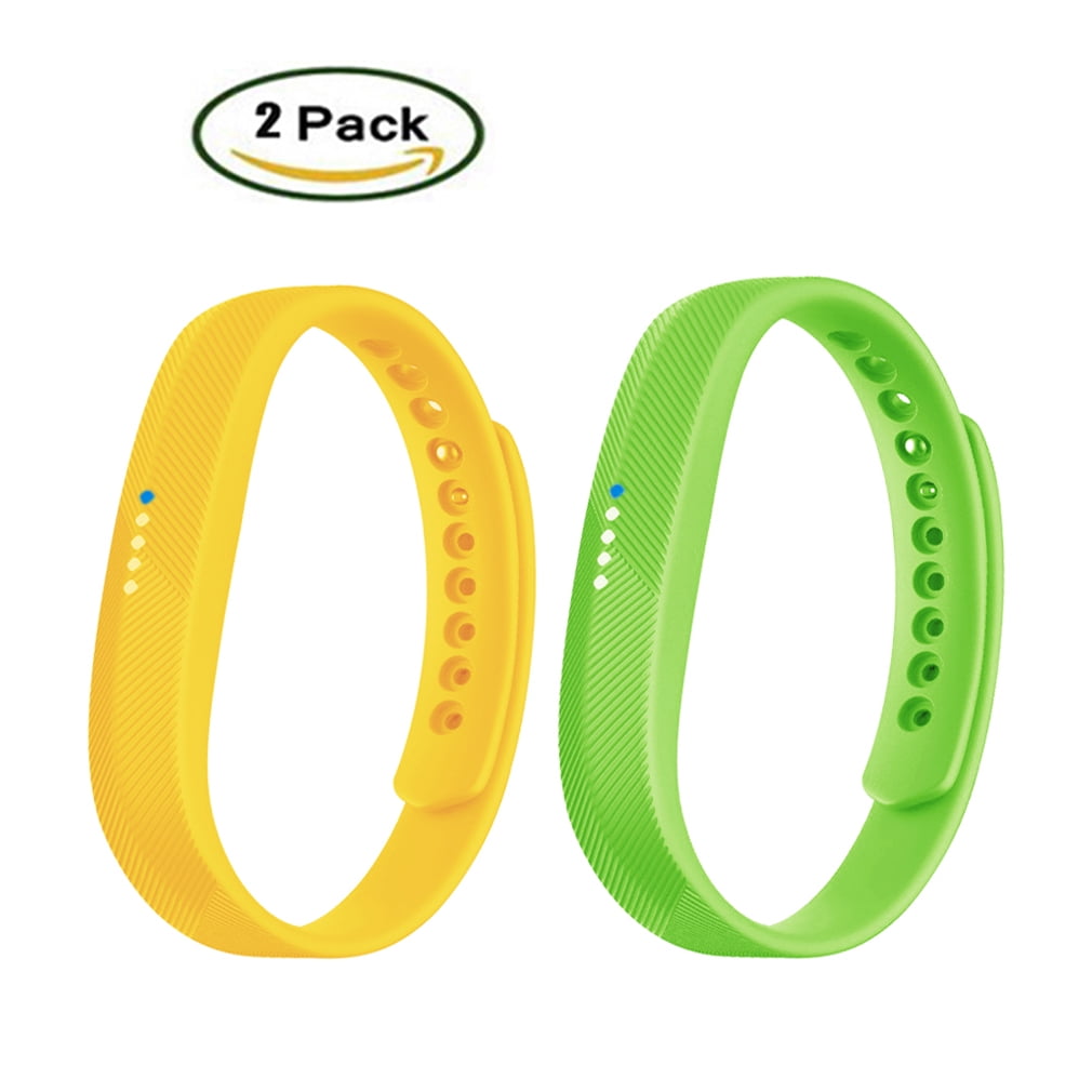 Flex 2 Bands 2 Pack Replacement Wristband Accessories Classic TPU Material Strap for 2016 Fitbit Flex 2 Fitness Walmart.com