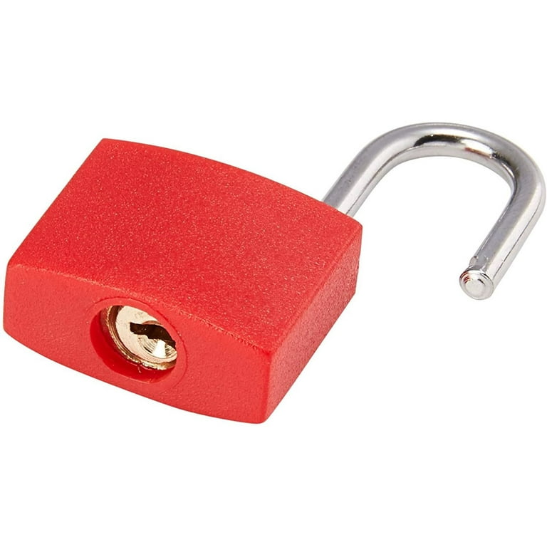 4 Pack Small Locks with Keys, Mini Padlock for Luggage, Backpack Locker  Padlock