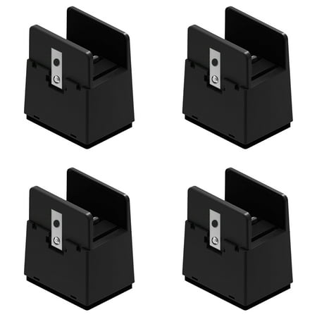 

RUNOLIG 2/4pcs Bed Risers With Screw Clamp Couch Risers For Furniture Tables Bed Leg 5/10cm Height Adjustable For Table Cabinet Support