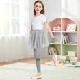 thumbnail image 2 of EnJoCho Girls 2 In 1 Skirted Leggings High Waist Color Stretchy Pants Cute Skirt Overlay Bottoms Designed For Daily Casual Wear Stage Performance Kids Dressy Outfit, 2 of 7