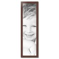 thumbnail image 2 of ArtToFrames 13" x 48" Honors Mahogany with Gold Picture Frame, 13x48 inch Brown Wood Poster Frame (WOM-5156), 2 of 7