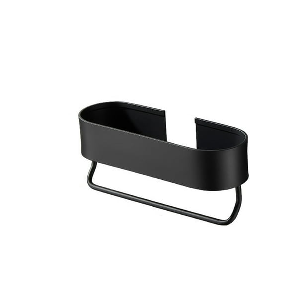 Bearachild Soporte de almacenamiento montado en la pared sin perforaciones, estante para toallas de baño, estante organizador de gran capacidad de Accesorios de baño 30 centimetros Bearachild HA066975-01