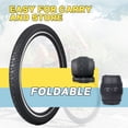 thumbnail image 6 of Zukka 27.5x2.2 Inch Mountain Bike Tire with Inner Tube - Foldable, Puncture Resistant, All Terrain MTB Replacement Tire for E-Bike Off-Road Cycling, 6 of 8