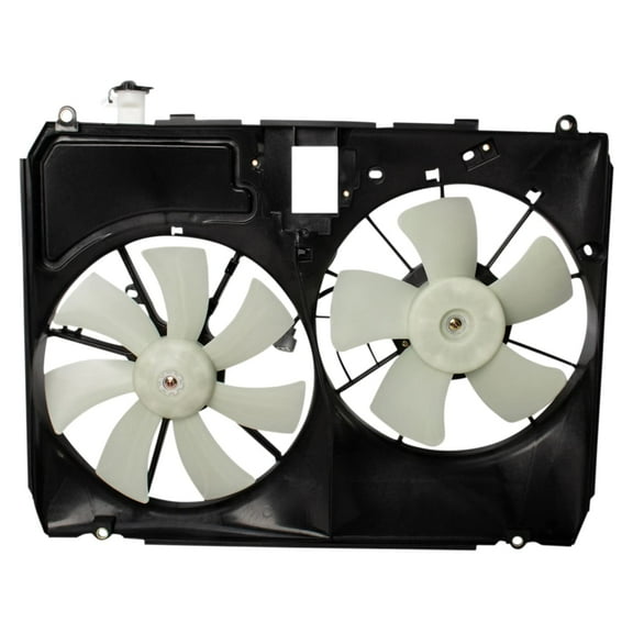 TRQ Radiator Dual Cooling Fan Assembly for 2004-2006 Lexus RX330 New RFA80467