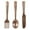 Copper Knife, Spoon and Fork Solid Utensils Asymmetrical S/3 34"H, variant on DecMode Gold Aluminum Metal Knife, Spoon and Fork Utensils Wall Decor (3 Count)