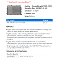 thumbnail image 2 of Radiator - Compatible with 1992 - 1993 Mercedes-Benz 500SEL 5.0L V8, 2 of 2