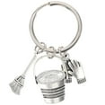 thumbnail image 2 of Shisuyan Alloy Keyrings In Retro Style 2Pcs, 2 of 9