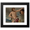 thumbnail image 2 of Giovanni Andrea Sirani 24x20 Black Modern Framed Museum Art Print Titled - David with the Head of Goliath, 2 of 5