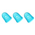 thumbnail image 4 of Tholdsy Protectores de silicona para dedos de guitarra, protección para ukelele, soporte para dedos, multicolor, ahuecado, transparente, azul cielo M 3piezas, 4 of 6