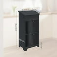 thumbnail image 7 of Farmhouse Onion and Potato Storage Bin, Fruit & Vegetable Holder with Large Bread Box, Small Kitchen Pantry Cabinet, Black, 7 of 7