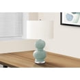 thumbnail image 1 of Monarch Specialties Lighting, 25"h, Table Lamp, Blue Ceramic, Ivory / Cream Shade, Contemporary, Modern, 1 of 4