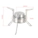 thumbnail image 4 of Estufa de alcohol para acampar Estufa de alcohol redonda con soporte de estante para acampar Picnic Barbacoa Cocinar, 4 of 6