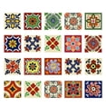 thumbnail image 2 of Juego de 20 pegatinas para azulejos con imágenes de azulejos. Pegatinas para azulejos de baño. C 10x10cm, 2 of 9