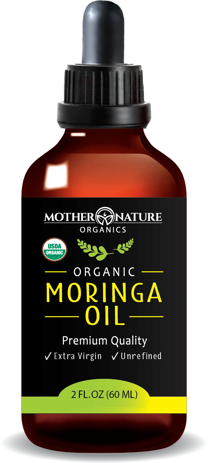 USDA Organic Moringa Oil 2 oz Mother Nature Organics NonGMO