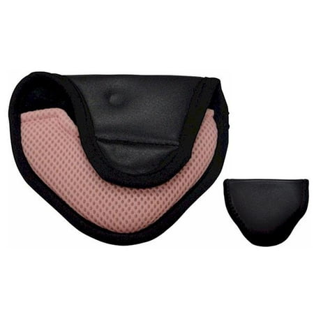 Synthetic Leather Mallet Putter Cover for Heel Shafted Putters (Right Handed, PINK) by JP
