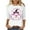 White, variant on Breast Cancer Shirts for Women Casual Floral Pink Ribbon Graphics Long Sleeve T-Shirt Crew Neck Breast Cancer Awareness Pullover Tops Pink XXXL