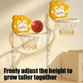 thumbnail image 4 of Luoshdecor Toddlers Basketball Hoop Indoor Toy, Wall Mounted Indoor Toy with Ball for Boys Girls Gift, 4 of 6