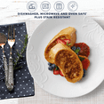 thumbnail image 3 of Corelle Madeline Embossed 12-Piece Glass Dinnerware Set (Service for 4), 3 of 11