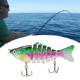 thumbnail image 4 of 10cm Artificial Lure Fishing Bait Multisection Sinking Wobbler Hooks Tackle(JM050-3), 4 of 8